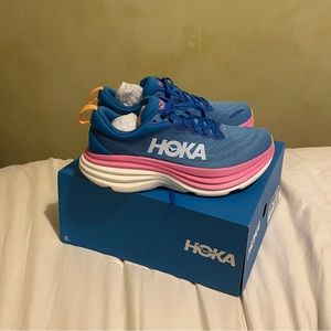 NEW Pink and blue HOKA sneakers - 8.5B